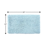 Knightsbridge Melbourne 220 GSF Non Skid Back Bath Rug 21 x 34