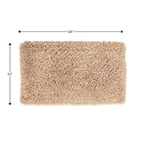 Knightsbridge Melbourne 220 GSF Non Skid Back Bath Rug 21 x 34