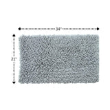 Knightsbridge Melbourne 220 GSF Non Skid Back Bath Rug 21 x 34