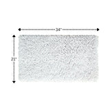 Knightsbridge Melbourne 220 GSF Non Skid Back Bath Rug 21 x 34