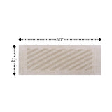 Knightsbridge Shooting Star 220 GSF Reversible Bath Rug 22 x 60