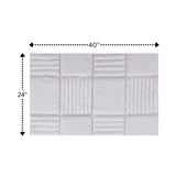 Knightsbridge Chakkar Board 220 GSF Non Skid Back Bath Rug 24 x 40