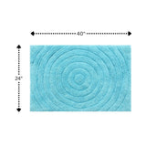 Knightsbridge Echo 220 GSF Non Skid Back Bath Rug 24 x 40