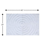 Knightsbridge Echo 220 GSF Non Skid Back Bath Rug 24 x 40