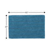 Knightsbridge Linear 220 GSF Reversible Bath Rug 24 x 40