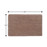 Knightsbridge Linear 220 GSF Reversible Bath Rug 24 x 40