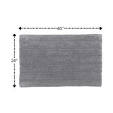 Knightsbridge Linear 220 GSF Reversible Bath Rug 24 x 40