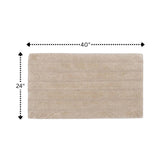 Knightsbridge Linear 220 GSF Reversible Bath Rug 24 x 40