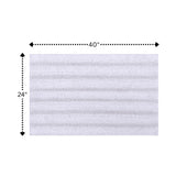 Knightsbridge Linear 220 GSF Reversible Bath Rug 24 x 40