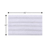 Knightsbridge Linear 220 GSF Reversible Bath Rug 24 x 40