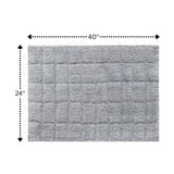 Knightsbridge Summer Tile 220 GSF Non Skid Back Bath Rug 24 x 40