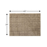 Knightsbridge Summer Tile 220 GSF Non Skid Back Bath Rug 24 x 40