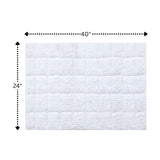 Knightsbridge Summer Tile 220 GSF Non Skid Back Bath Rug 24 x 40