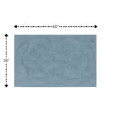 Knightsbridge Tuft Twisted 220 GSF Non Skid Back Bath Rug 24 x 40
