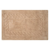 Knightsbridge Chain Bath Rug Cotton Non Skid Back - Natural