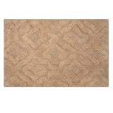Knightsbridge Link Bath Rug Cotton Non Skid Back - Natural
