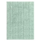 Knightsbridge Summer Tile 220 GSF Non Skid Back Bath Rug 17 x 24 - Sage