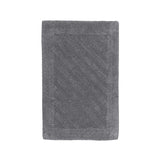 Knightsbridge Shooting Star 100% Cotton 220 GSF Reversible Bath Rug 21 x 34 - Silver
