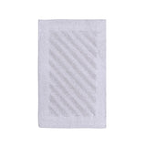 Knightsbridge Shooting Star Reversible Cotton Bath Rug Plush Bathroom Mat 21" x 34" Natural