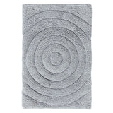 Knightsbridge Echo 220 GSF Non Skid Back Bath Rug 24 x 40 - Silver
