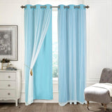 RT Designers Hendrix Double Layer Blackout Grommet Panel Pair - 2-Piece