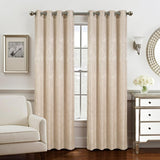 Olivia Gray Roxy Two Tone Jacquard Grommet Single Panel - Taupe