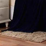 Plazatex Micro Plush Solid Blanket - Navy