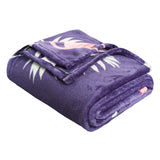 Plazatex Holiday Navy Flamingo Design Micro Plush Throw Blanket - 50x60", Multicolor