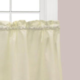 Saturday Knight Ltd Holden Stylish Soft And Clean Look Window Tier With 1.5" Rod Pocket - 2 Piece - 57x45"