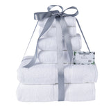 Cozy Home 100% Cotton 6 Piece Towel Set White