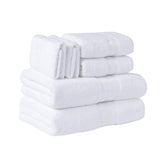 Cozy Home 100% Cotton 6 Piece Towel Set White