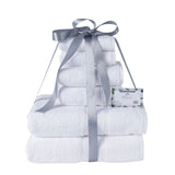 Cozy Home 100% Cotton 6 Piece Towel Set White