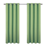 RT Designers Collection Oakley Embossed Blackout Polyester Window Curtain Grommet Panel Sage