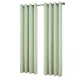 RT Designers Collection Bexley Foil Jacquard Polyester Window Curtain Grommet Panel 52" x 84" Sage