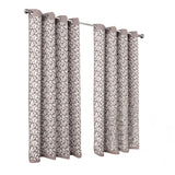 RT Designers Collection 100% Polyester 190 GSM Marina Revisible Blackout Grommet Curtain Panel Taupe