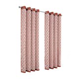 Olivia Gray 100% Polyester 190 GSM Justice Reversible Blackout Grommet Curtain Panel Spice