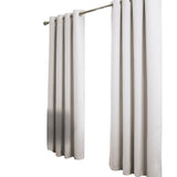 RT Designer Collection Anchorage Blackout Grommet Luxurious Modern Design Curtain Panel 54" x 95" White
