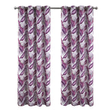 RT Designer Collection Brazil Printed Blackout Luxurious Decorative Grommet Curtain Panel 54" x 90" Lilac