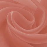 RT Designers Collection Cara Grommet Curtain Panel for Windows 54" x 84" Coral