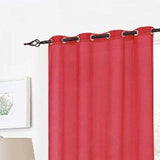 RT Designers Cara Grommet Top Panel 54" x 84" Red