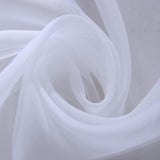RT Designers Collection Cara Grommet Curtain Panel for Windows 54" x 84" White