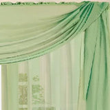 RT Designers Celine Sheer Rod Pocket Top Panel 60" x 90" Sage