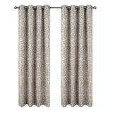 RT Designer Collection Cambridge Jacquard Luxurious Decorative Grommet Curtain Panel 54" x 90" Taupe