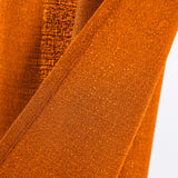 RT Designers Collection Cole Textured Grommet Room Darkening Curtain Panel Orange