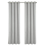 RT Designer Collection Gibson Luxurious Decorative Grommet Curtain Panel 54" x 90" Silver
