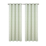 RT Designers Collection 100% Polyester 140 GSM Liana Jacquard Grommet Curtain Panel 54" x 84" Sage