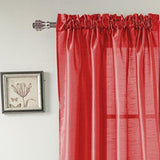 Ramallah Trading Nikki Faux Silk Rod Pocket Curtain Panel 54 x 90