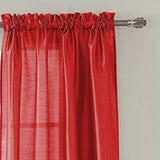 Ramallah Trading Nikki Faux Silk Rod Pocket Curtain Panel 54 x 90