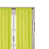 Ramallah Trading Nikki Faux Silk Rod Pocket Curtain Panel 54 x 90