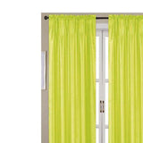 Ramallah Trading Nikki Faux Silk Rod Pocket Curtain Panel 54 x 90